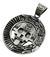 Dije De Disco De La Muerte Teotihuacano De Plata 925 - ARTESANOSMEX