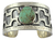 Image of Brazalete De Grecas De Plata Ley 925 Con Turquesa
