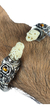 Brazalete De Plata 925 Con Jaguares Tallados A Mano on internet