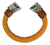 Brazalete De Piel Fina Con Guerreros Jaguar De Plata 925 on internet