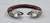 Brazalete De Piel Fina Con Guerrero Jaguar De Plata Ley .925 - buy online