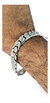 Pulsera Tejido Cubano De Plata 925 Para Caballero on internet