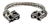 Brazalete De Calaveras De Plata Ley 925 Para Hombre