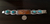 Pulsera De Plata Ley .925 Con Turquesas Y Placa Tallada - buy online