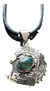 Dije De Quetzalcóatl De Plata Ley .925 Con Turquesa