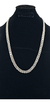 Image of Cadena Gruesa Tejido Cubano De Plata 925 Para Caballero