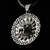 Dije De Quetzalcoatl De Plata 925 Con Grecas Y Collar on internet