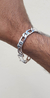 Pulsera Uno Por Uno De Plata Ley .925 Para Caballero on internet