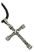 Dije De Cruz Tejida Tipo Bali De Plata Ley .925 Con Collar - online store