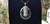 Image of Dije Navajo De Plata Con Guerrero Tallado Y Turquesas