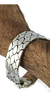Pulsera De Plata Con Grecas Y Figuras Ovales De Plata on internet
