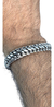 Pulsera Tejido Especial De Plata Ley .925 Para Hombre