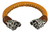 Brazalete De Piel Fina Con Guerreros Jaguar De Plata 925