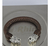Brazalete De Piel Café Con Leones De Plata 925 - ARTESANOSMEX