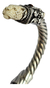 Image of Brazalete De Plata 925 Con Jaguares Tallados A Mano