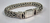 Pulsera Tejida De Plata Con Textura Para Hombre - ARTESANOSMEX