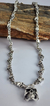 Cadena De Calaveras De Plata 925 Con Dije - ARTESANOSMEX