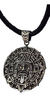 Dije De Calendario Azteca De Plata Ley 925 Con Collar - online store
