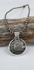 Dije De Quetzalcoatl De Plata Ley .925 Con Collar De Piel on internet