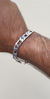 Image of Pulsera Uno Por Uno De Plata Ley .925 Para Caballero