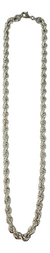 Cadena Gruesa Tipo Torsal De Plata Ley .925 - comprar en línea