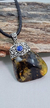 Dije De Piedra Natural De Chiapas Montado En Plata Con Lapis on internet