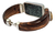 Pulsera De Madera Con Jade Y Plata 925 Y Cabujones De Ambar on internet