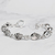 Pulsera De Calaveras De Plata Ley 925 Con Broche T Adornado - online store