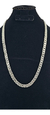 Cadena Gruesa Tejido Cubano De Plata 925 Para Caballero - online store