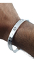 Brazalete Moderno Calado A Mano De Plata Ley 925