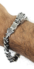 Pulsera De Quetzalcoatl De Plata 925 Para Hombre - ARTESANOSMEX