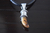 Dije De Colmillo De Piedra Natural Montado En Plata Ley .950 - buy online