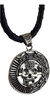 Dije De Disco De La Muerte De Teotihuacán De Plata 925 - ARTESANOSMEX