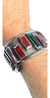 Brazalete Grueso De Plata Con Circonias Finas Para Hombre - comprar en línea