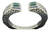 Brazalete De Grecas De Plata Ley 925 Con Jade - ARTESANOSMEX