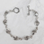 Pulsera De Calaveras De Plata Ley 925 Con Broche T Adornado - buy online
