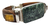 Pulsera De Madera Con Jade Y Plata 925 Y Cabujones De Ambar