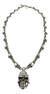 Cadena De Calaveras De Plata 925 Con Dije on internet
