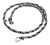 Cadena Torzal Limado De Plata Ley .925 Para Caballero