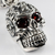 Cadena De Calaveras De Plata Con Dije Con Zirconias - online store