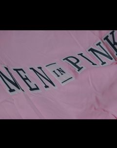 Imagen de Chamarra Varsity Oversize Rosa – Men in Pink Edition