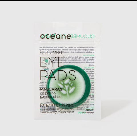 Máscara de pepino para os olhos/cucumber eye pads 10 un