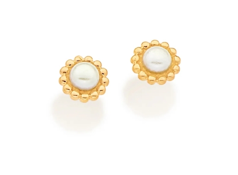 Brinco flor infantil ROMMANEL