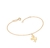 Pulseira cavalo ROMMANEL folheada