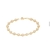 Pulseira zircônias ROMMANEL folheada