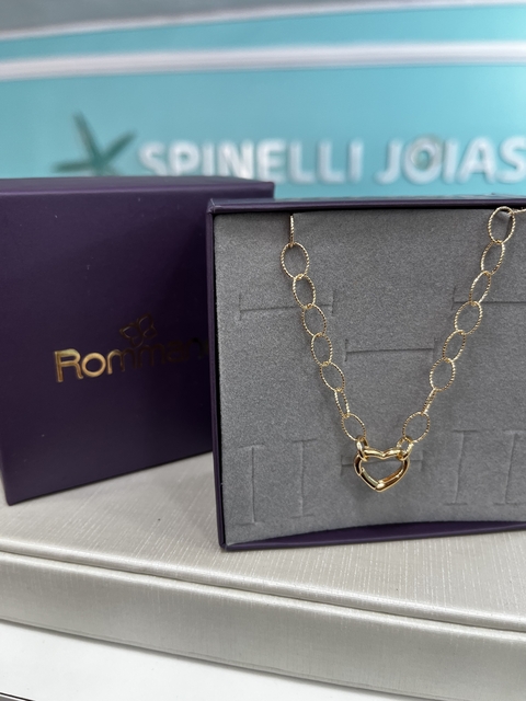 Colar elos coração ROMMANEL