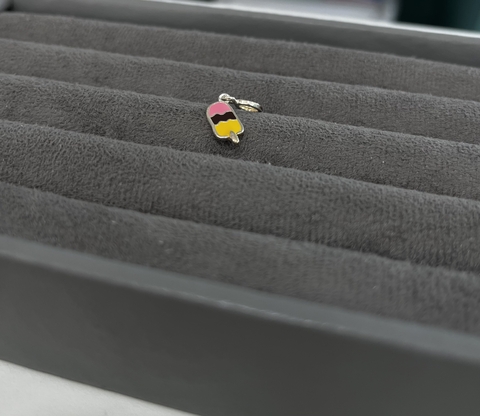 Pingente pulseira sorvete