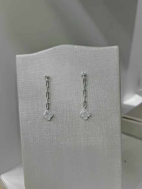 Brinco pendurado prata 925