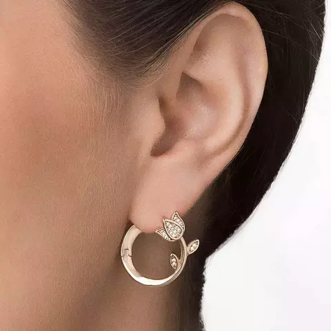 Brinco circular tulipa rommanel