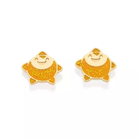 Brinco estrela dos desejos infantil rommanel